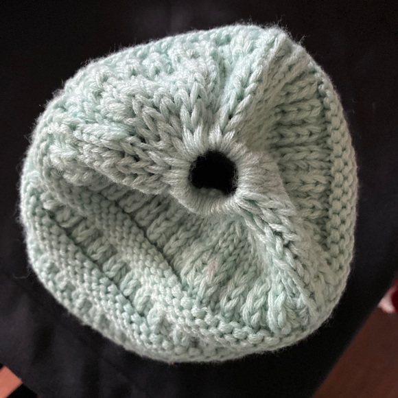 EUC CC Kids Mint Hat. Opening for ponytail. - Picture 6 of 6